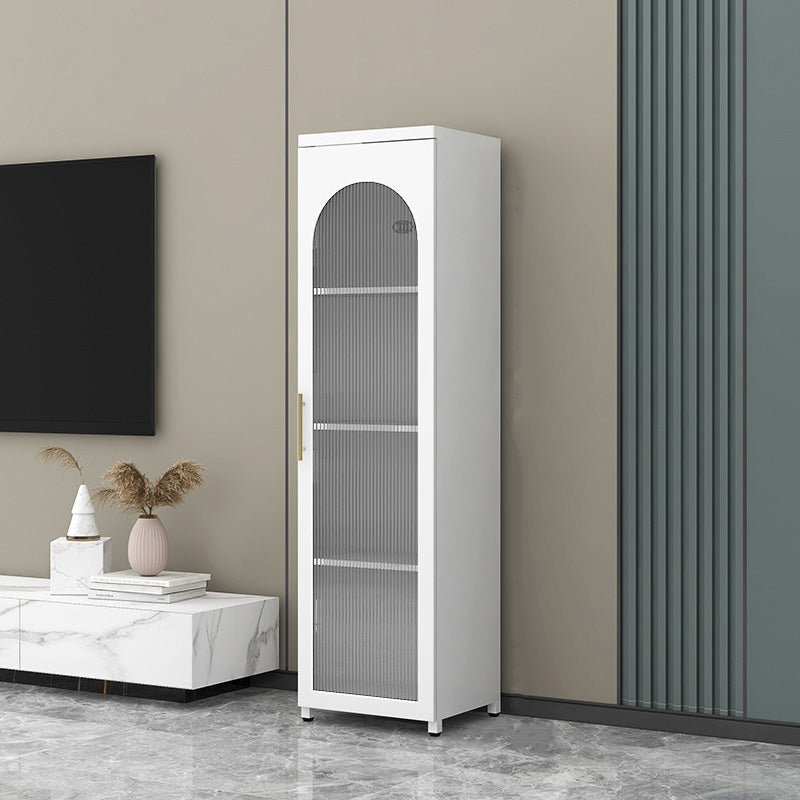 Sideboard di metallo moderna della scheda laterale con porta di vetro per cucina