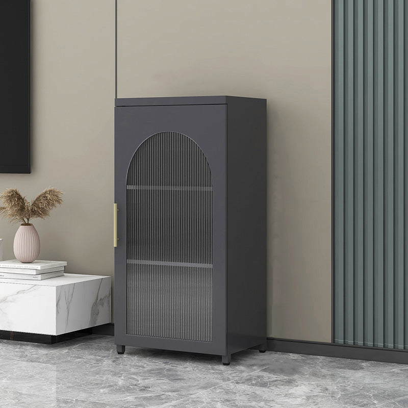 Sideboard di metallo moderna della scheda laterale con porta di vetro per cucina