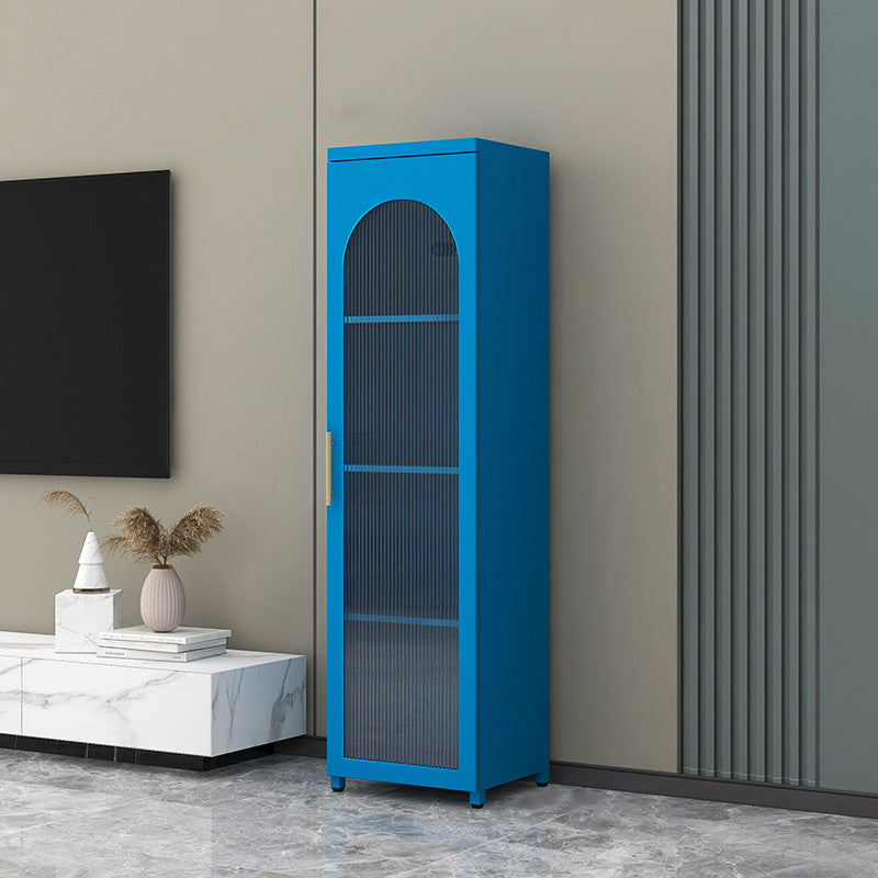 Sideboard di metallo moderna della scheda laterale con porta di vetro per cucina