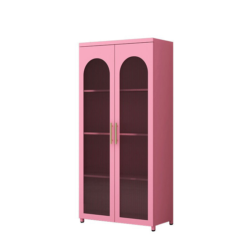 Sideboard di metallo moderna della scheda laterale con porta di vetro per cucina