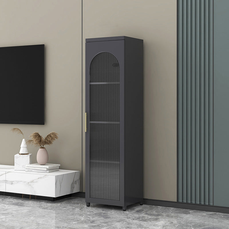 Sideboard di metallo moderna della scheda laterale con porta di vetro per cucina