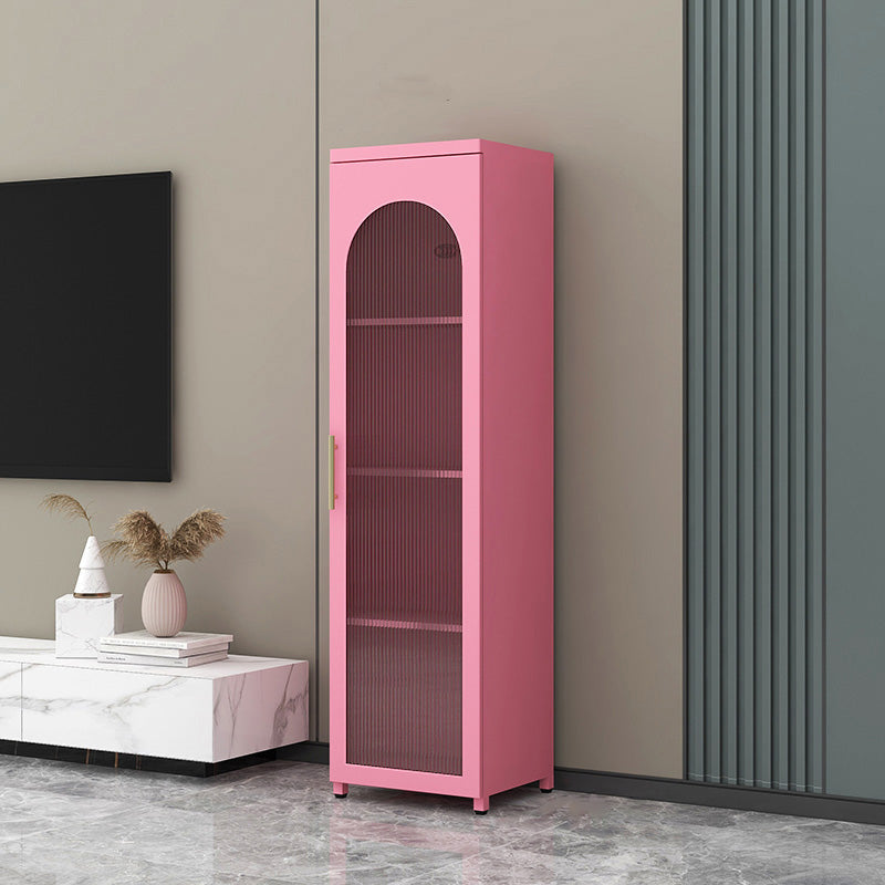 Sideboard di metallo moderna della scheda laterale con porta di vetro per cucina