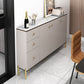 Soggiorno sideboard glam cabinet mobile sideboidale regolabile a scaffalatura con cassetti