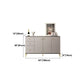 Soggiorno sideboard glam cabinet mobile sideboidale regolabile a scaffalatura con cassetti