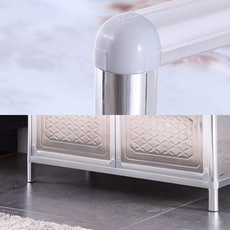 Massicco di sideboard per sala da pranzo in acciaio mobile moderno server buffet con archiviazione