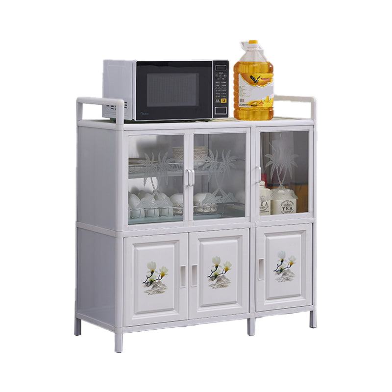 Porte Metal Sideboard moderno moderno server buffet con archiviazione per sala da pranzo