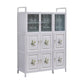 Porte Metal Sideboard moderno moderno server buffet con archiviazione per sala da pranzo