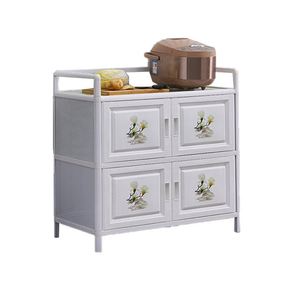 Porte Metal Sideboard moderno moderno server buffet con archiviazione per sala da pranzo