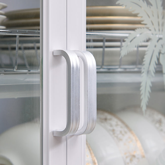 Porte Metal Sideboard moderno moderno server buffet con archiviazione per sala da pranzo