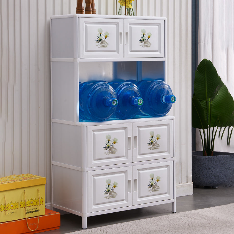 Porte Metal Sideboard moderno moderno server buffet con archiviazione per sala da pranzo