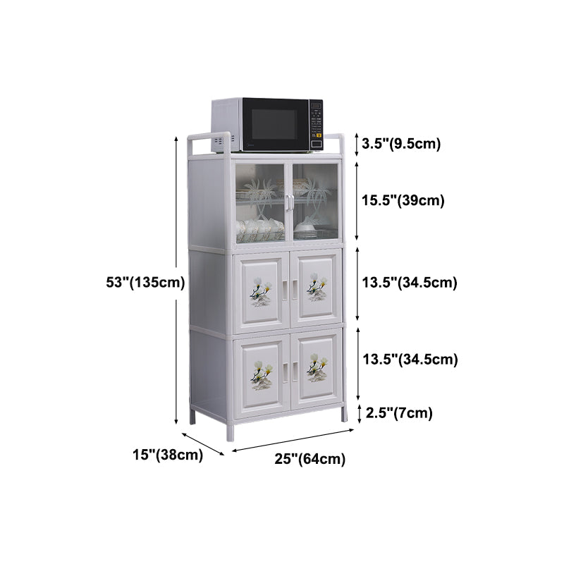 Porte Metal Sideboard moderno moderno server buffet con archiviazione per sala da pranzo