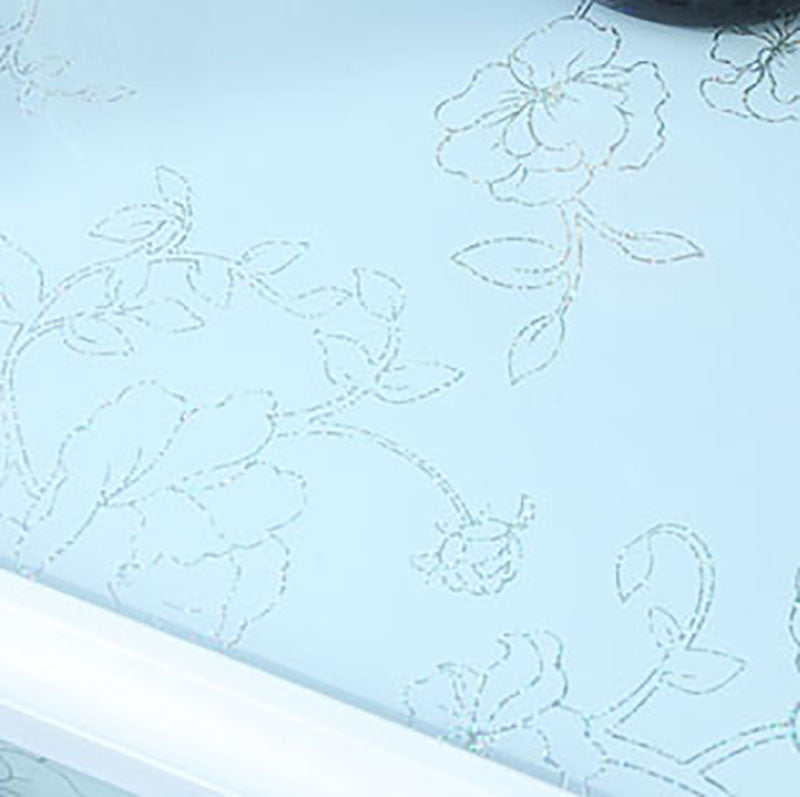 Cucina in metallo bianco buffet/console porte in vetro armadio a buffet aperto