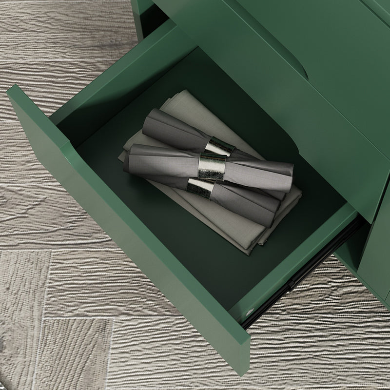 Sideboard in legno ingegnerizzato moderno con porte e cassetti per sala da pranzo