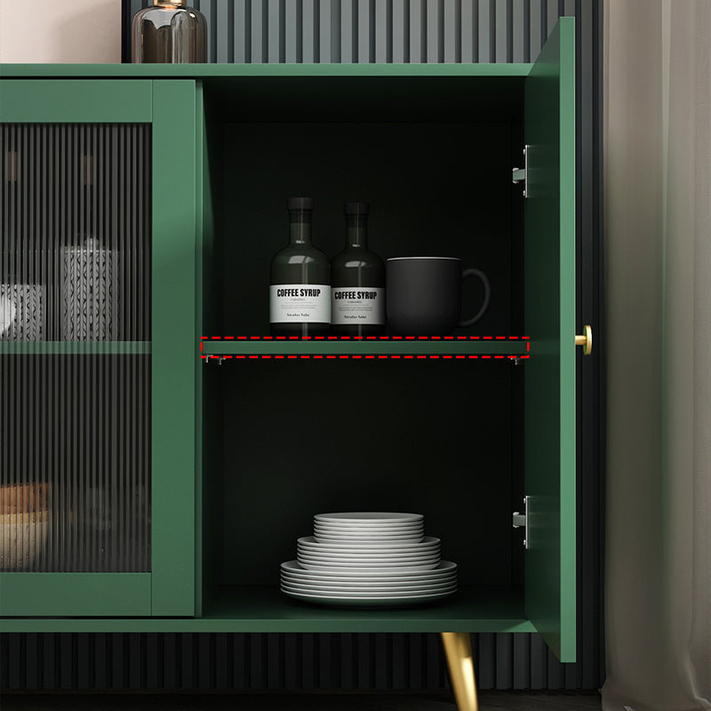 Sideboard in legno ingegnerizzato moderno con porte e cassetti per sala da pranzo