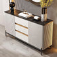 Sintered Stone Storage Cabinet Luxury Rectangle Sideboard for Home Clearhalo 'buffet_sideboard' 'Buffets & Sideboards' 'furn' 'furn_buffet_sideboard' 'Furniture' 'Kitchen & Dining Furniture' 5531522