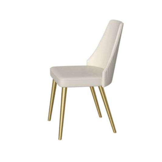 Modern 1/2/4/5/6 Pieces Dining Set Rectangle Stone Dining Table for Dining Room 1 Beige Chair