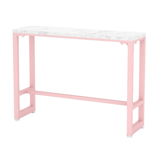 Glam 1/5 stukken Balk Tafel Set rechthoekige stenen aanrechttafel met hoge ontlasting