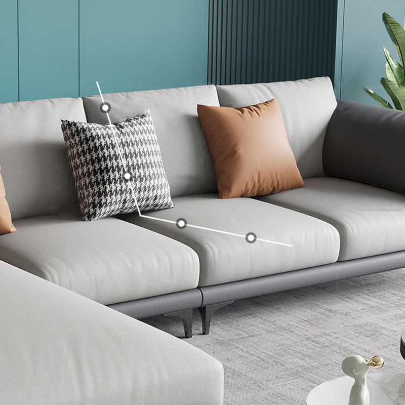 Stain Resistant Stationary Faux Leather Pillow Top Arm Standard Sofa Clearhalo 'furn' 'furn_sofas' 'Furniture' 'Living Room Furniture' 'Sofa' 'sofas' 5532467