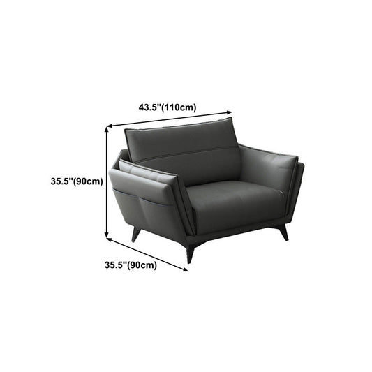 Piccella in finto resistente alla macchia con sedute a braccio quadrato del soggiorno.