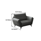 Piccella in finto resistente alla macchia con sedute a braccio quadrato del soggiorno.