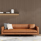 Living Room Standard Stationary Cushions Faux Leather Square Arm Sofa 87"L x 32"W x 29"H Brown Clearhalo 'furn' 'furn_sofas' 'Furniture' 'Living Room Furniture' 'Sofa' 'sofas' 5532693