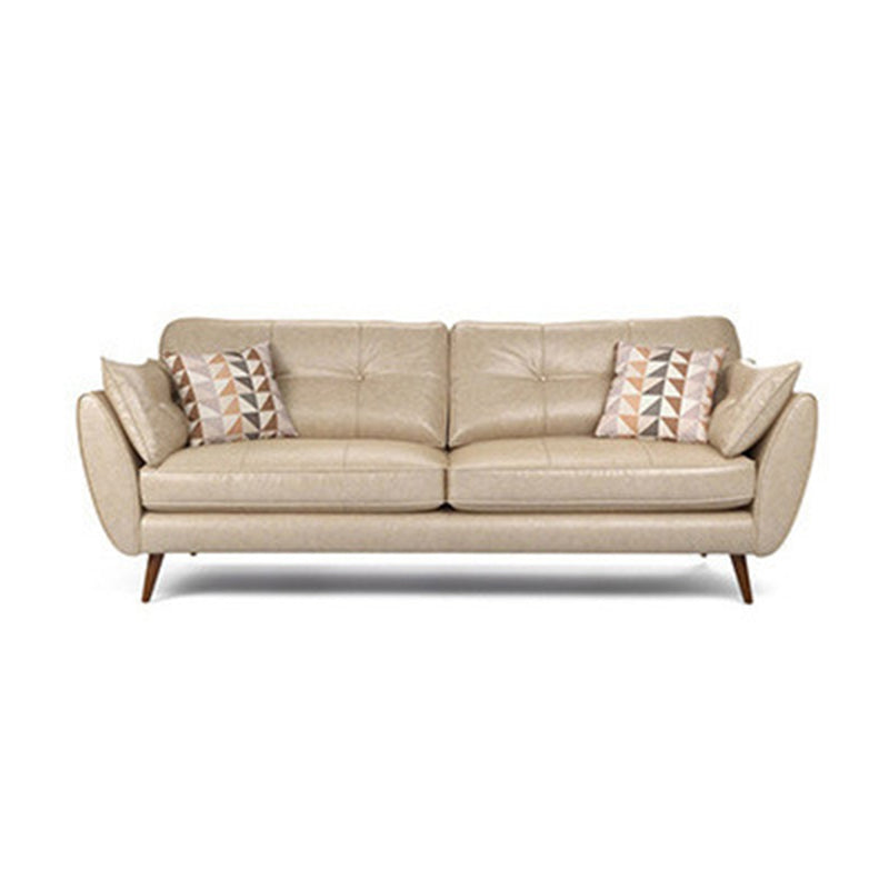 33,4 "H 3-4 placelènes en faux cuir canouant à bras évasé pour le salon