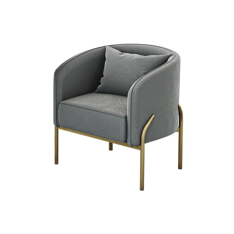 Sofá de cuatro patas básico de brazo inclinado moderno para sala de estar, apartamento