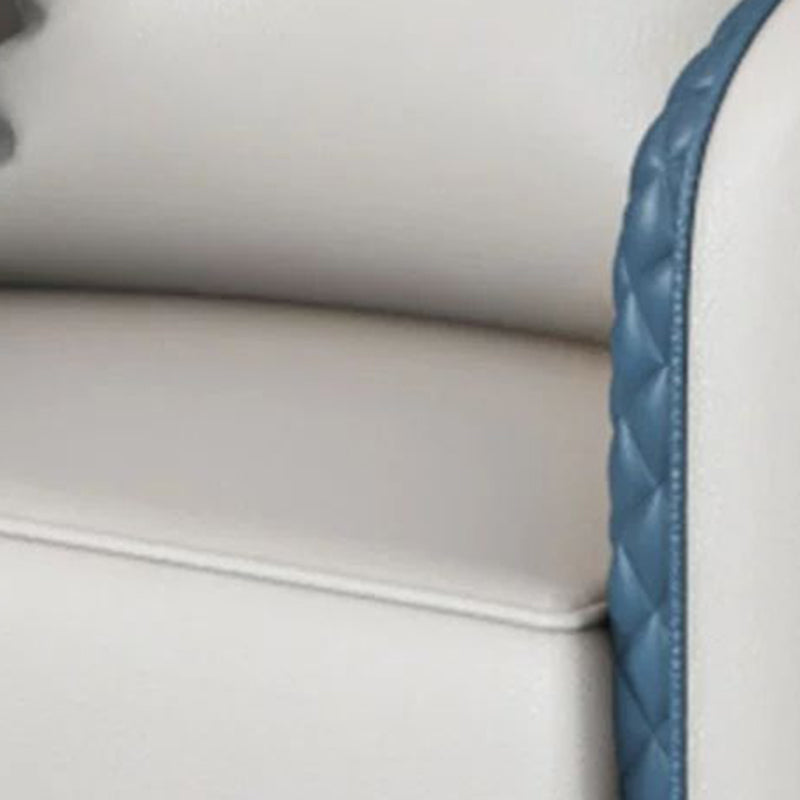 Sofá de cuatro patas básico de brazo inclinado moderno para sala de estar, apartamento