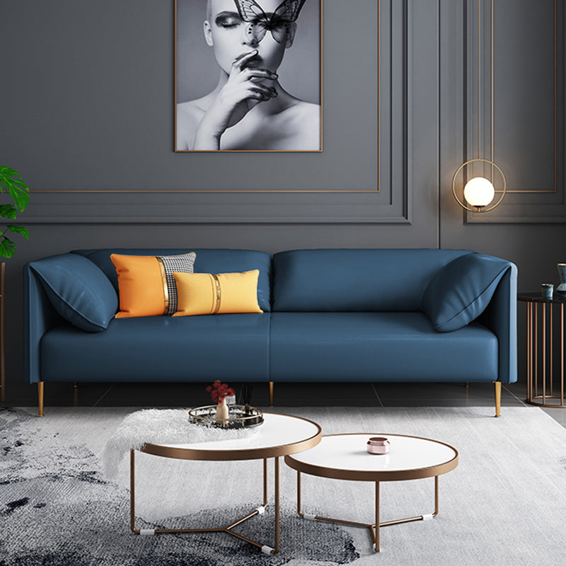 Faux en cuir moderne oreiller moderne canapé standard canapé standard pour le salon, appartement