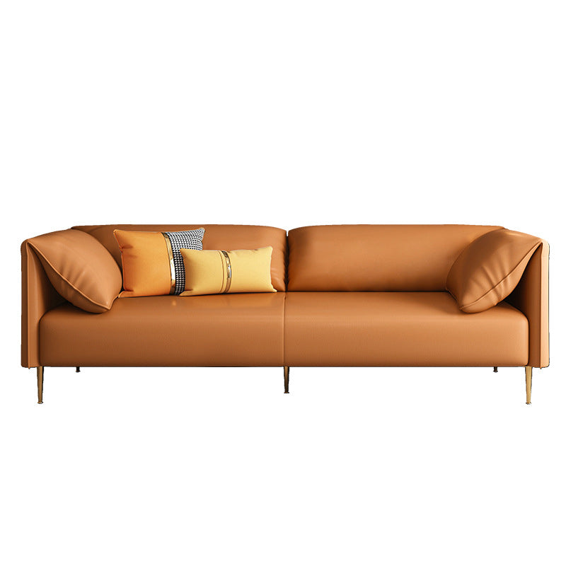 Faux en cuir moderne oreiller moderne canapé standard canapé standard pour le salon, appartement