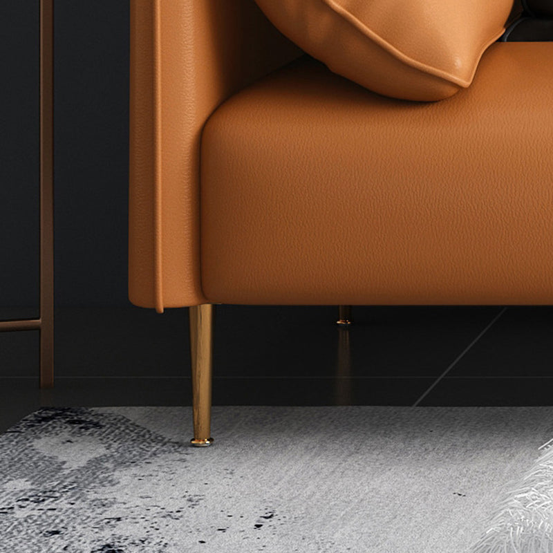 Faux en cuir moderne oreiller moderne canapé standard canapé standard pour le salon, appartement