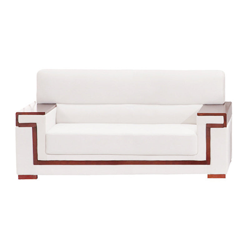 Blanc Contemporain Sectional Square Bras standard canapé standard pour le salon, appartement