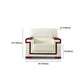 Blanc Contemporain Sectional Square Bras standard canapé standard pour le salon, appartement