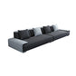 Scandinavian Velvet 3/4-seat Sectional Pillow Top Arm Sectional