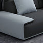 Scandinavian Velvet 3/4-seat Sectional Pillow Top Arm Sectional