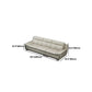 Oreiller tufted top bras sectionnel modernisme beige authentique canapé en cuir et chaise