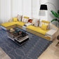 Slipcovered 4-seat Sofa & Chaise 32.28" H Adjustable Sectional