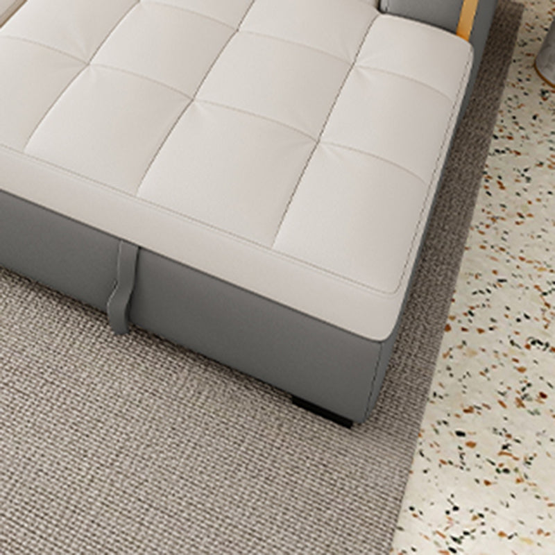 Stain Resistant Sofa Bed USB Charging Convertible Sectional with Storage Clearhalo 'furn' 'furn_sectionals' 'Furniture' 'Living Room Furniture' 'Sectionals' 5533030