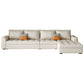 White Modern Sofa Bed with Storage USB Charging Convertible Sectional Right Clearhalo 'furn' 'furn_sectionals' 'Furniture' 'Living Room Furniture' 'Sectionals' 5533049