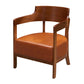 Solid Color Living Room Arms Included Basic Four Leg Square Arms Accent Chair