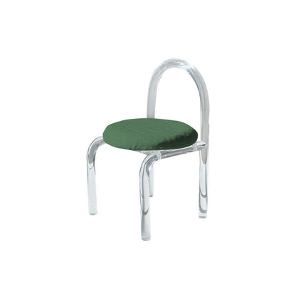 Tight Back Round Arms and Armless Basic Four Leg Accent Chair Set