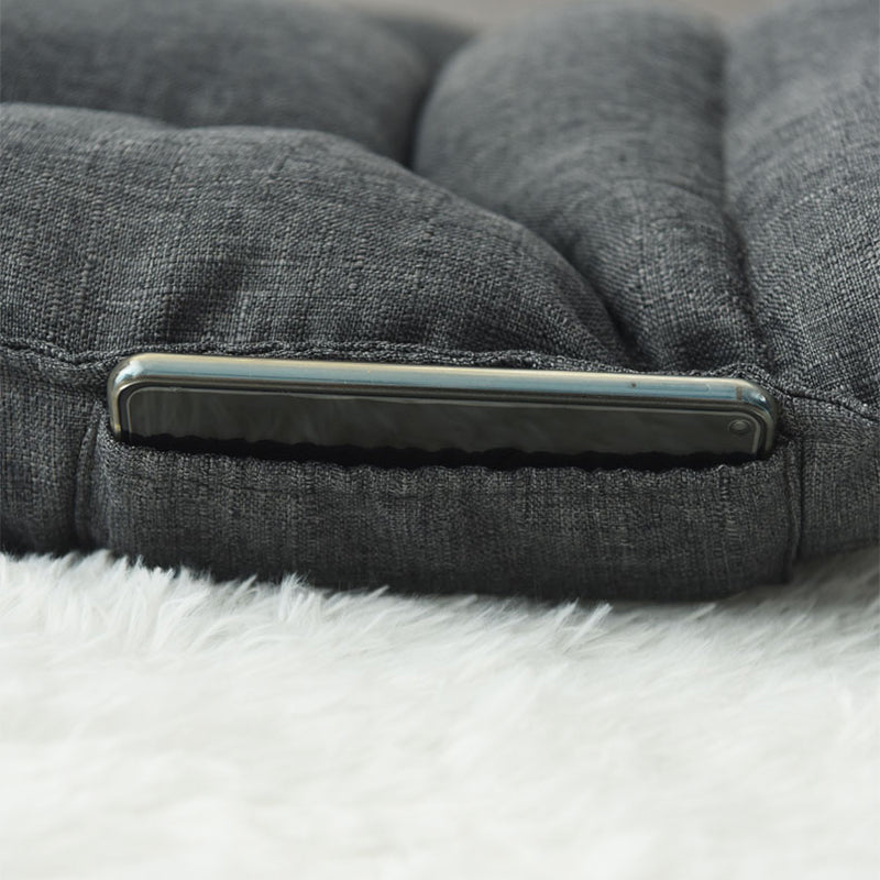 Sedia a braccioless a colore solido sedia convertibile per soggiorno/camera da letto