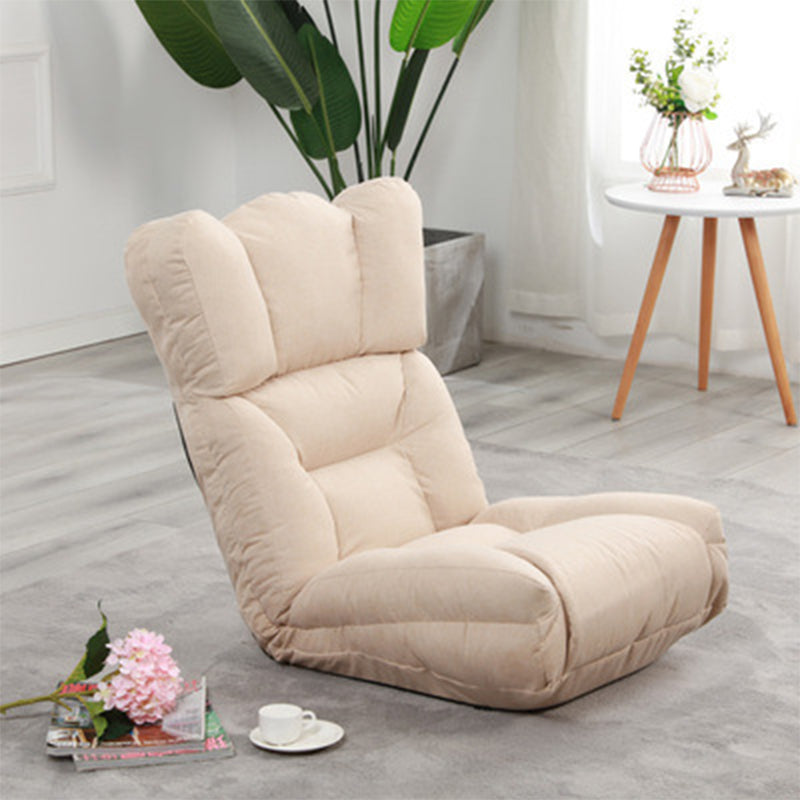 Sedia moderna a braccia, sedia accento imbottita miscela di cotone, 20 "(w) x 23" (d) x 33 "(h)