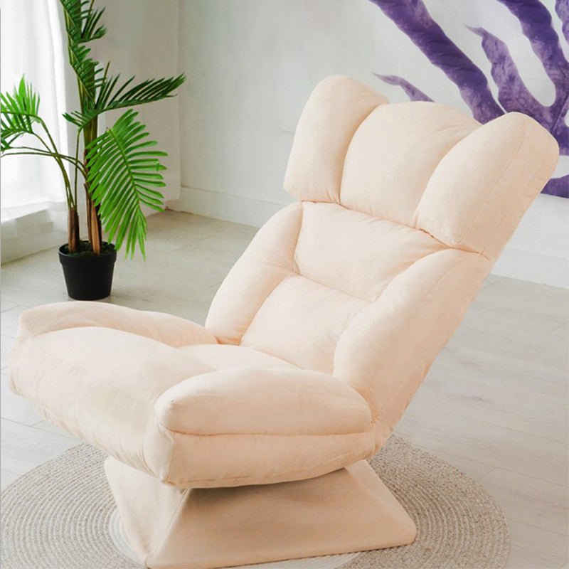 Sedia moderna a braccia, sedia accento imbottita miscela di cotone, 20 "(w) x 23" (d) x 33 "(h)