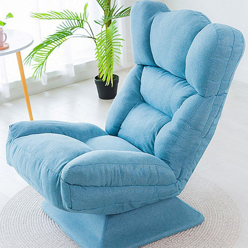 Sedia moderna a braccia, sedia accento imbottita miscela di cotone, 20 "(w) x 23" (d) x 33 "(h)