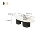Contemporary Oval Top Coffee Table with Abstract Base Cocktail Table Clearhalo 'Coffee & Accent Tables' 'Coffee Tables' 'coffee_tables' 'furn' 'furn_coffee_tables' 'Furniture' 'Living Room Furniture' 5533647