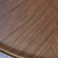Ronde vierkante blokbasis hout/glas moderne stijl salontafel
