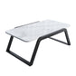 Glam Rectangle Marble Coffee Table with Iron Sled Base 1 Piece Clearhalo 'Coffee & Accent Tables' 'Coffee Tables' 'coffee_tables' 'furn' 'furn_coffee_tables' 'Furniture' 'Living Room Furniture' 5533715