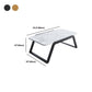 Glam Rectangle Marble Coffee Table with Iron Sled Base 1 Piece Clearhalo 'Coffee & Accent Tables' 'Coffee Tables' 'coffee_tables' 'furn' 'furn_coffee_tables' 'Furniture' 'Living Room Furniture' 5533720