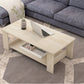 Rectangular 4 Legs Base Design Artificial Material Modern Style Coffee Table